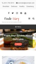 Foodie Diary (screenshot mobile)