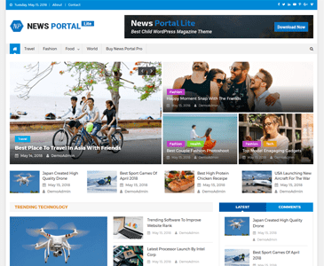 News Portal Lite (MysteryThemes)
