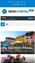 News Portal Lite (screenshot mobile)