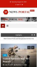 News Portal Mag (screenshot mobile)