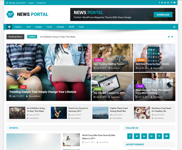 News Portal (MysteryThemes)