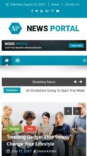 News Portal (screenshot mobile)