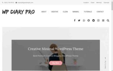 WP Diary Pro (screenshot desktop)
