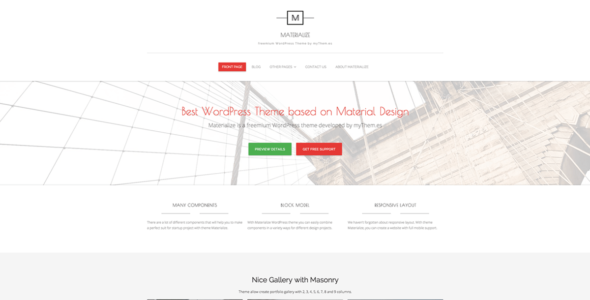 Materialize (myThemes)