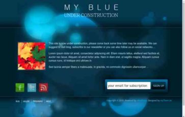 My Blue Construction (screenshot desktop)