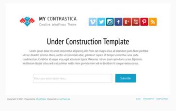 My Contrastica Under Construction (screenshot desktop)