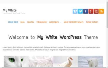 My White (screenshot desktop)