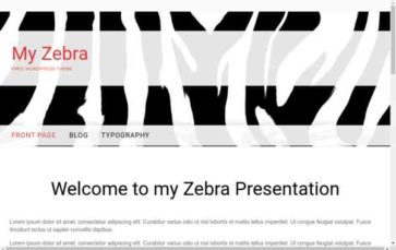 My Zebra (screenshot desktop)