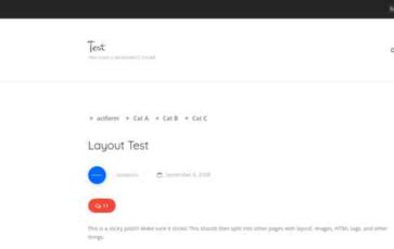 Gourmand (myThemes) (screenshot desktop)