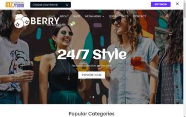 Berry (MZ Creative Studio) - (screenshot desktop)