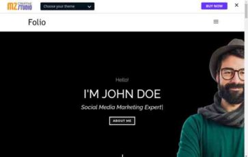 Folio (MZ Creative Studio) (screenshot desktop)