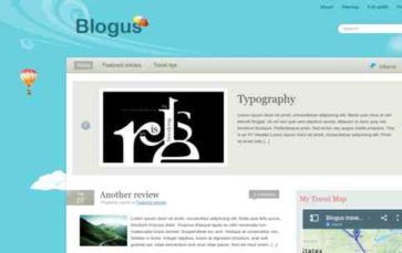 Blogus (NattyWP) - (screenshot desktop)