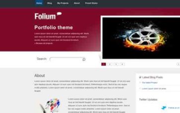 Folium (NattyWP) - (screenshot desktop)