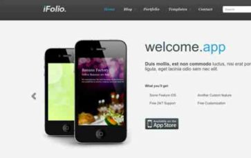 iFolio (screenshot desktop)