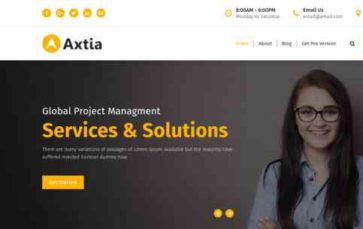 Axtia (screenshot desktop)