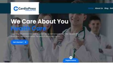 CardioPress (screenshot desktop)