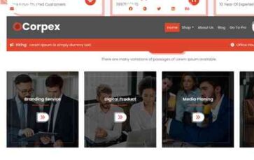 Corpex (Nayra Themes) - (screenshot desktop)