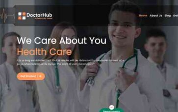 DoctorHub (screenshot desktop)