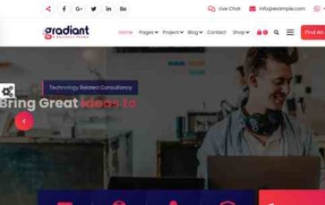 Gradiant Pro (screenshot desktop)