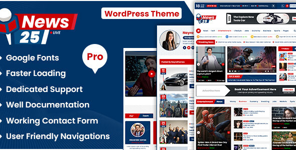 News 25 Pro (Nayra Themes)