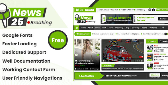 News25 Breaking (Nayra Themes)