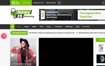 News25 Breaking (screenshot desktop)