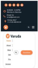 Varuda (screenshot mobile)