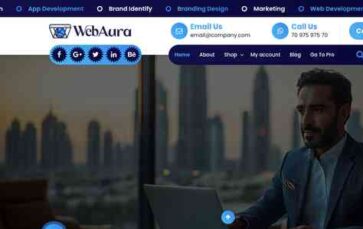 WebAura (screenshot desktop)
