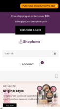 Shopfume Pro (screenshot mobile)
