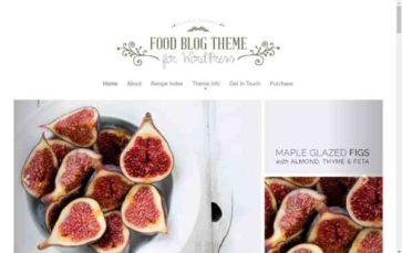 Food Blog (Nimbus Themes) - (screenshot desktop)