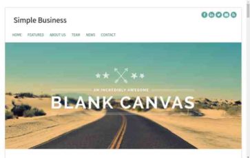 Simple Business Pro (screenshot desktop)