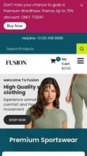 Fusion (Nordic WP Theme) (screenshot mobile)