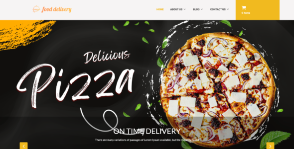 NWP Food Delivery Pro (Nordic WP Theme)