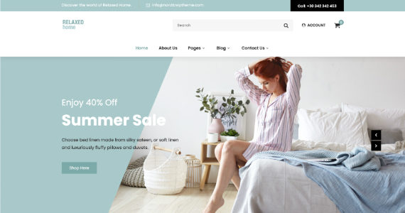 Relaxed Home Pro (Nordic WP Theme)
