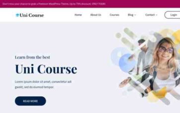 Unicourse Pro (screenshot desktop)