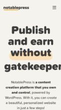 NotablePress (screenshot mobile)