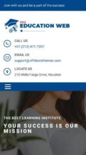 Education Web Pro (screenshot mobile)