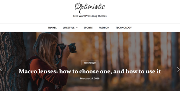 Optimistic Blog Lite (Offshore Themes)