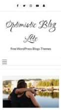 Optimistic Blog Lite (screenshot mobile)