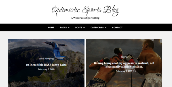 Optimistic Blog Pro (Offshore Themes)