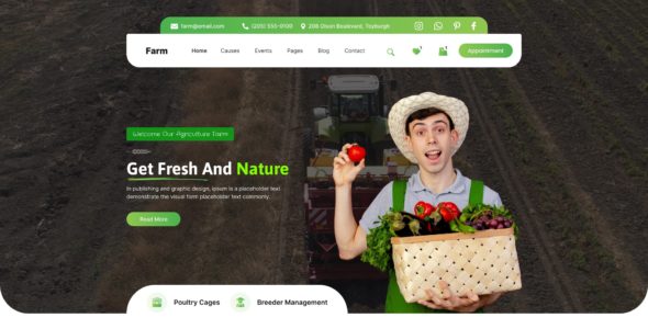 Agriculture Farm Pro (Omega Themes)