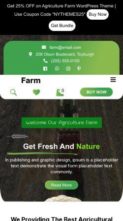 Agriculture Farm Pro (Omega Themes) (screenshot mobile)