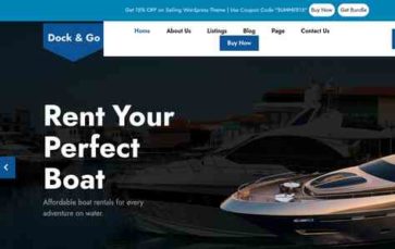 Boat Rental Pro (screenshot desktop)