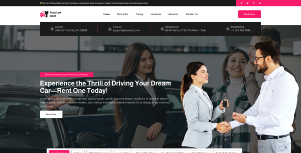 Car Rental Service Pro (Omega Themes)