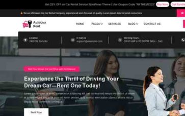 Car Rental Service Pro (screenshot desktop)