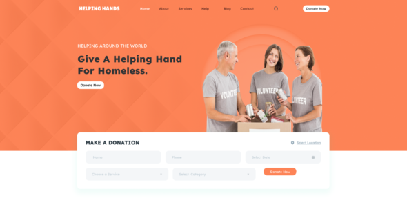 Charity Nonprofit Pro (Omega Themes)