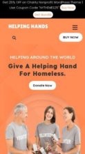 Charity Nonprofit Pro (screenshot mobile)