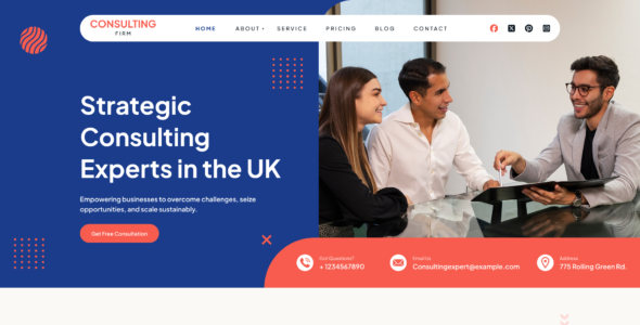 Consultancy Firm Pro (Omega Themes)