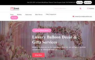 Event Decorations Pro (screenshot desktop)