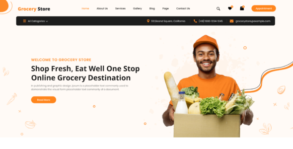 Grocery Shopping Store Pro (Omega Themes)